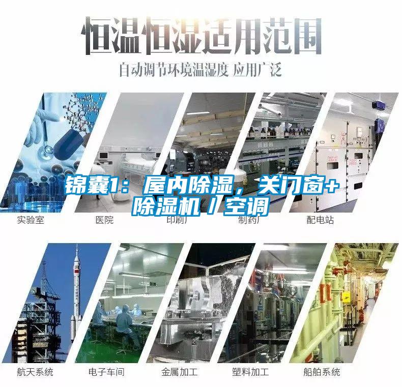 錦囊1：屋內除濕，關門窗+除濕機／空調