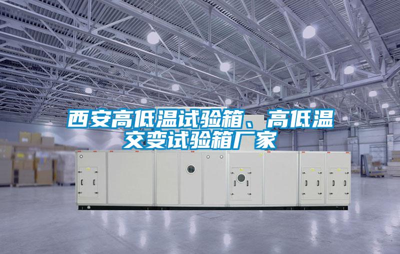 西安高低溫試驗箱、高低溫交變試驗箱廠家