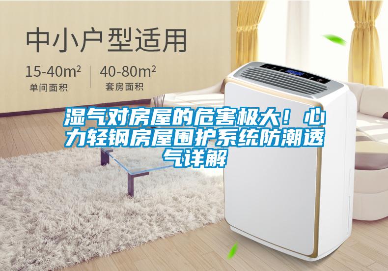 濕氣對房屋的危害極大！心力輕鋼房屋圍護(hù)系統(tǒng)防潮透氣詳解