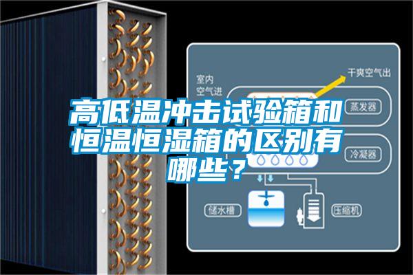 高低溫沖擊試驗箱和恒溫恒濕箱的區(qū)別有哪些？