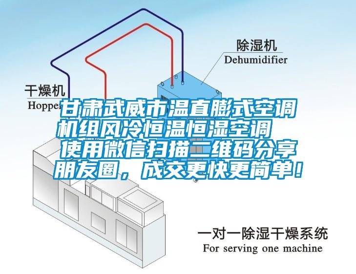 甘肅武威市溫直膨式空調(diào)機組風冷恒溫恒濕空調(diào)  使用微信掃描二維碼分享朋友圈，成交更快更簡單！