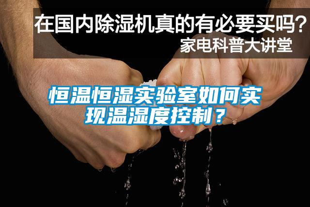 恒溫恒濕實(shí)驗(yàn)室如何實(shí)現(xiàn)溫濕度控制？