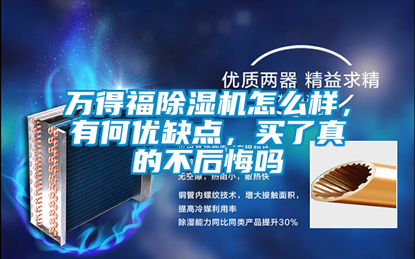 萬得福除濕機(jī)怎么樣，有何優(yōu)缺點(diǎn)，買了真的不后悔嗎