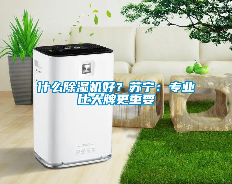 什么除濕機好？蘇寧：專業(yè)比大牌更重要