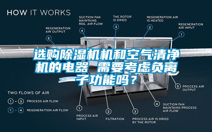 選購除濕機(jī)機(jī)和空氣清凈機(jī)的電器 需要考慮負(fù)離子功能嗎？
