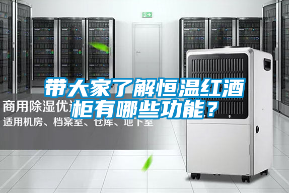 帶大家了解恒溫紅酒柜有哪些功能？