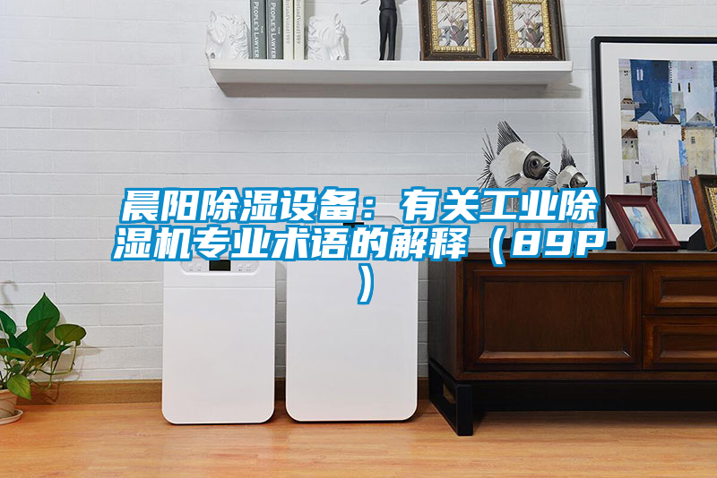 晨陽(yáng)除濕設(shè)備：有關(guān)工業(yè)除濕機(jī)專業(yè)術(shù)語(yǔ)的解釋（89P）
