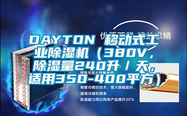 DAYTON 移動(dòng)式工業(yè)除濕機(jī)（380V，除濕量240升／天，適用350-400平方）