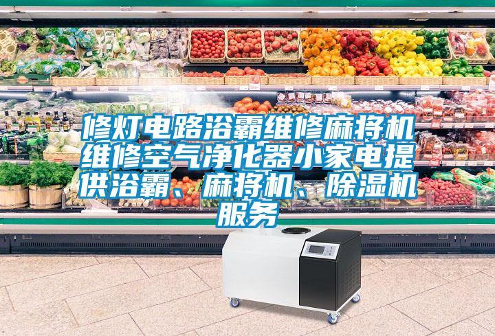 修燈電路浴霸維修麻將機維修空氣凈化器小家電提供浴霸、麻將機、除濕機服務