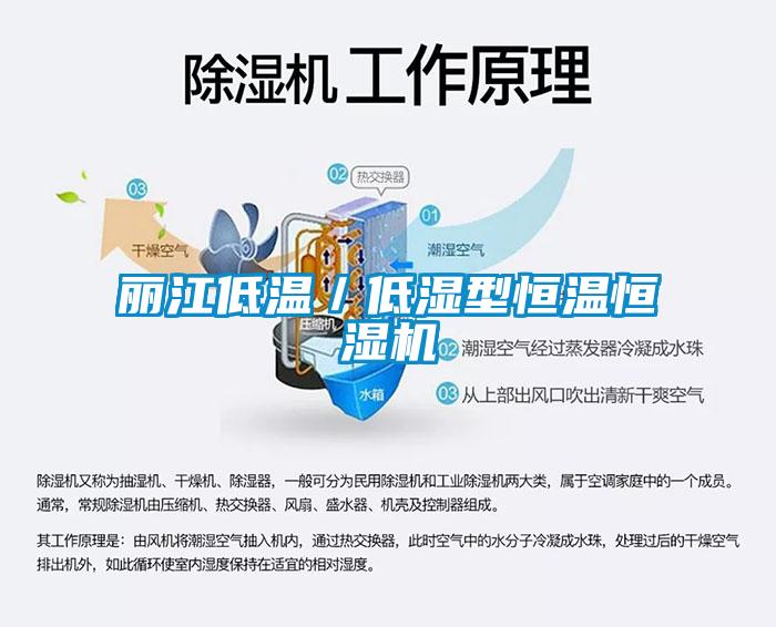 麗江低溫/低濕型恒溫恒濕機(jī)