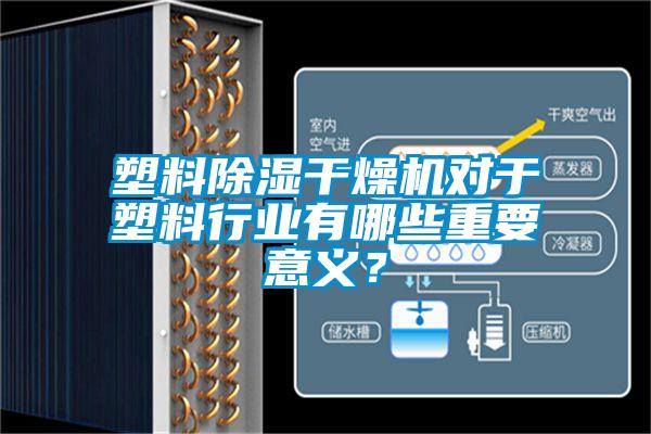 塑料除濕干燥機(jī)對于塑料行業(yè)有哪些重要意義？