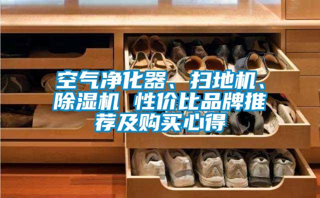 空氣凈化器、掃地機、除濕機 性價比品牌推薦及購買心得