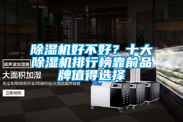除濕機(jī)好不好？十大除濕機(jī)排行榜靠前品牌值得選擇