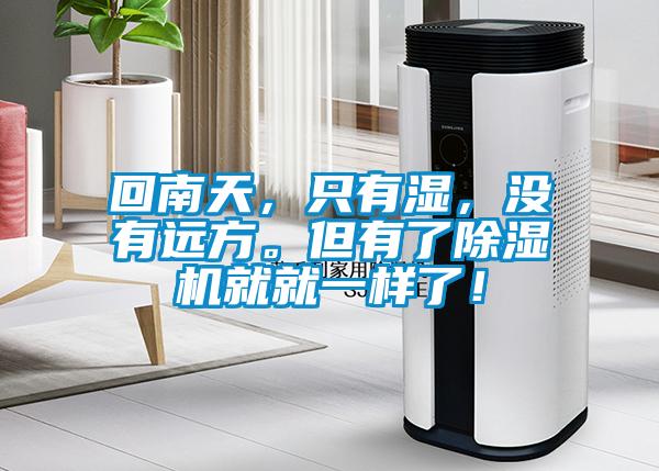 回南天，只有濕，沒(méi)有遠(yuǎn)方。但有了除濕機(jī)就就一樣了！