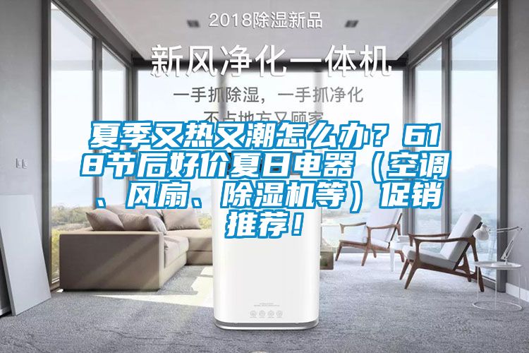 夏季又熱又潮怎么辦？618節(jié)后好價夏日電器（空調、風扇、除濕機等）促銷推薦！