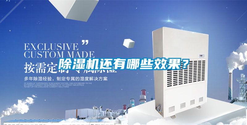 除濕機(jī)還有哪些效果？