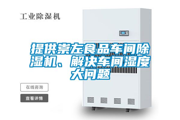 提供崇左食品車間除濕機、解決車間濕度大問題
