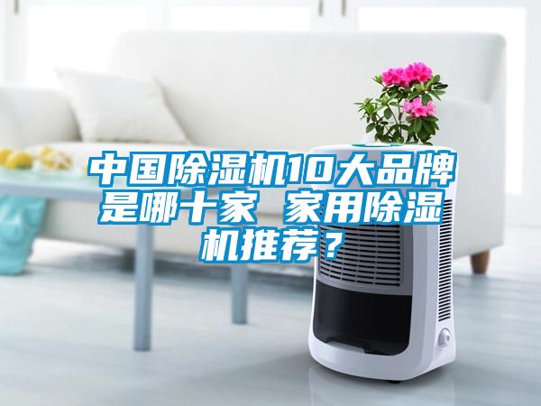 中國除濕機10大品牌是哪十家 家用除濕機推薦？