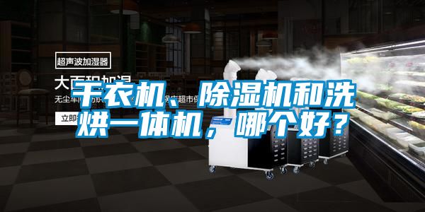 干衣機(jī)、除濕機(jī)和洗烘一體機(jī)，哪個(gè)好？