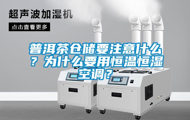 普洱茶倉儲要注意什么？為什么要用恒溫恒濕空調？