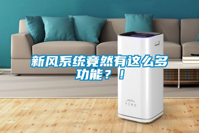 新風(fēng)系統(tǒng)竟然有這么多功能？！