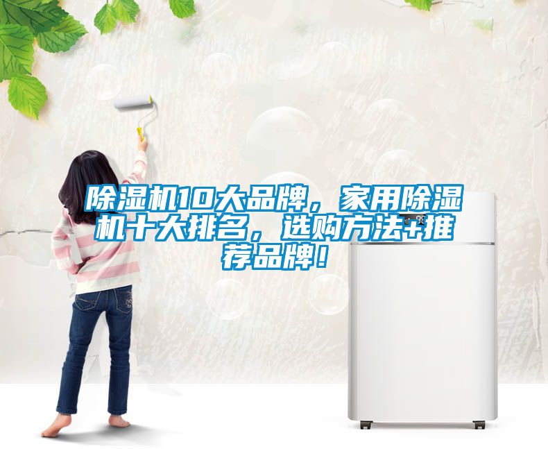除濕機10大品牌，家用除濕機十大排名，選購方法+推薦品牌！