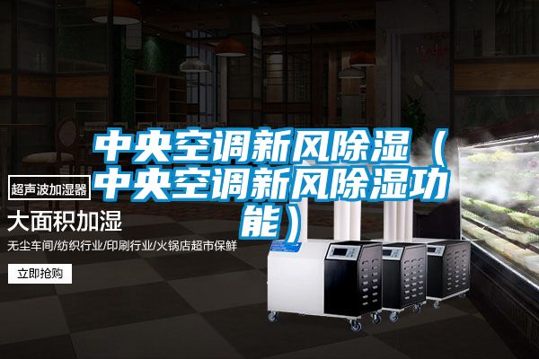 中央空調(diào)新風(fēng)除濕(中央空調(diào)新風(fēng)除濕功能)