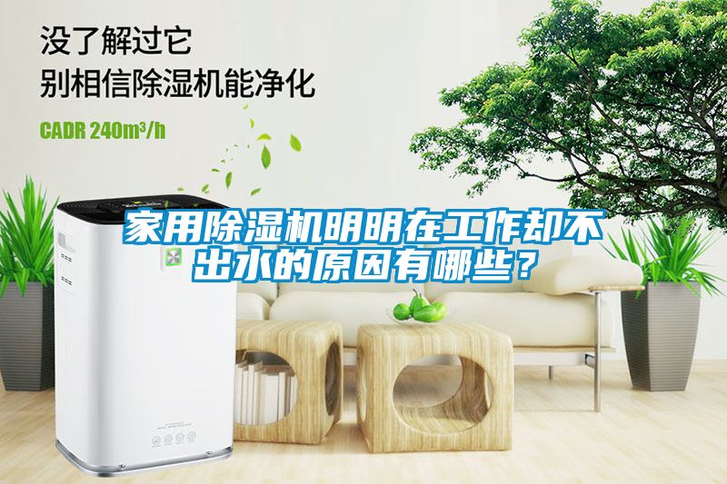 家用除濕機明明在工作卻不出水的原因有哪些？