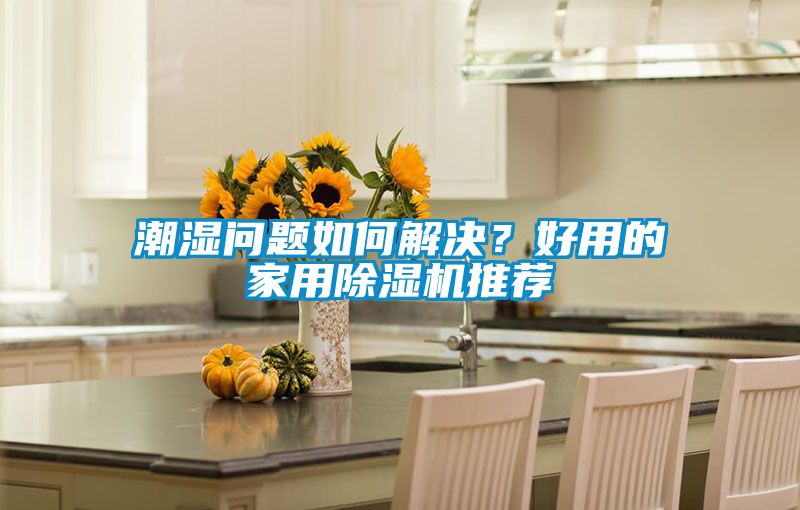 潮濕問題如何解決？好用的家用除濕機推薦