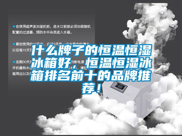 什么牌子的恒溫恒濕冰箱好，恒溫恒濕冰箱排名前十的品牌推薦！